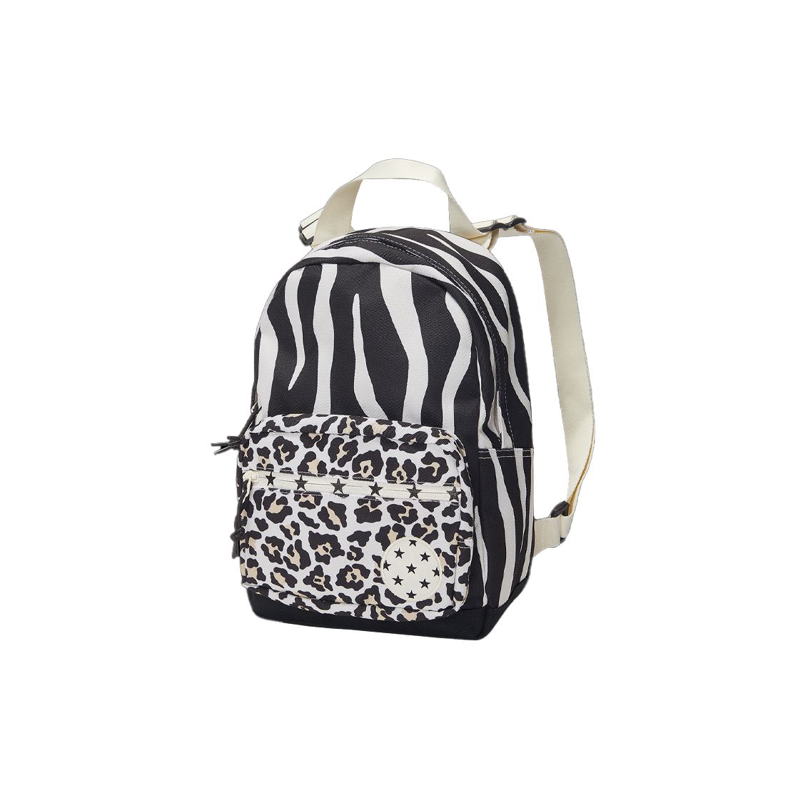 Converse Leopard Zebra Print Polyester Backpack Unisex Backpacks 10019882-281 Zebra Print Color