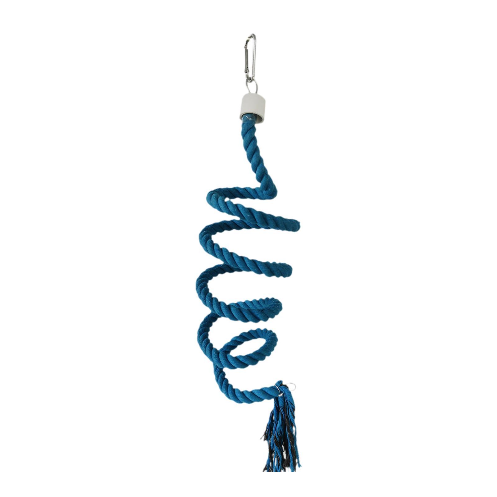 

Cotton Bird Climbing Perch, Versatile Toy for Parrots And Canaries синий