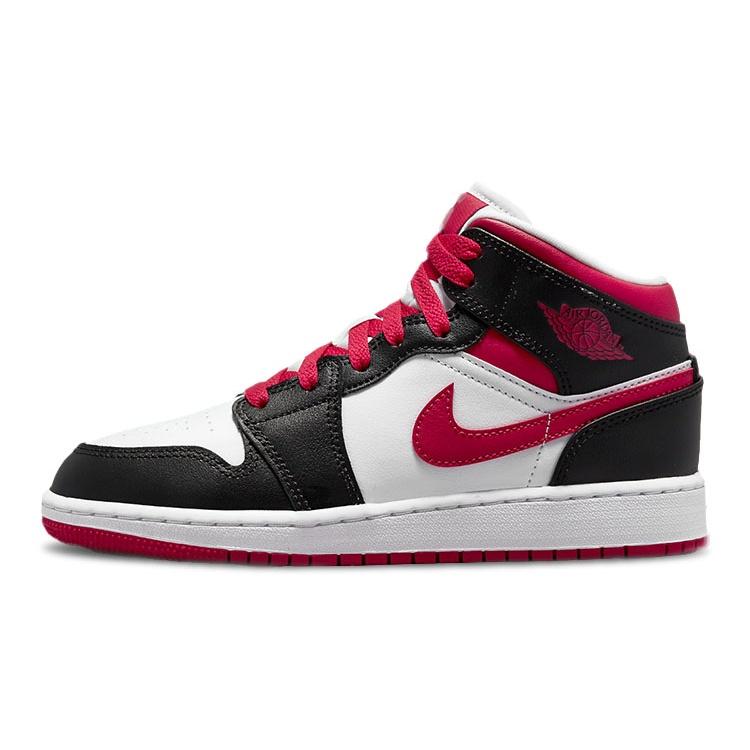 (GS) Air Jordan 1 Mid White Very Berry Kids 554725-016 EU 36