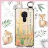 Anti-knock Flower Phone Case For Nokia 6.2/7.2 Dirt-resistant Silicone Oil Painting Waterproof Soft Case Wristband Ring