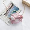 Bow Princess Pearl Flower Design Children Wallet Girl Handheld Bag Crossbody