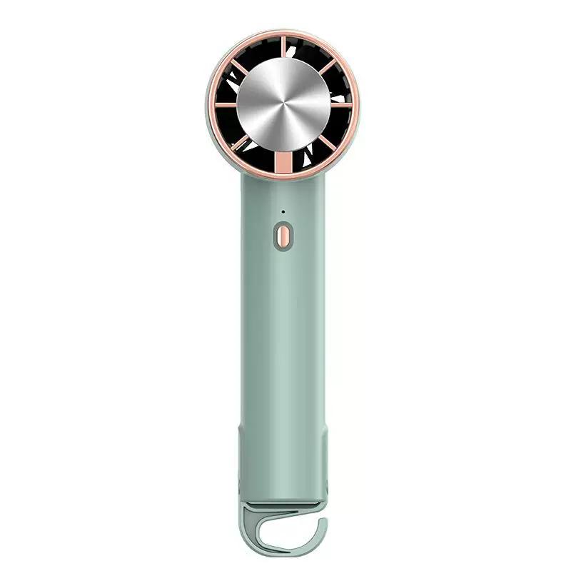 2024 New Model Cold Compress Fan with Semiconductor Cooling, Portable Mini Fan with Carabiner for Outdoor Use
