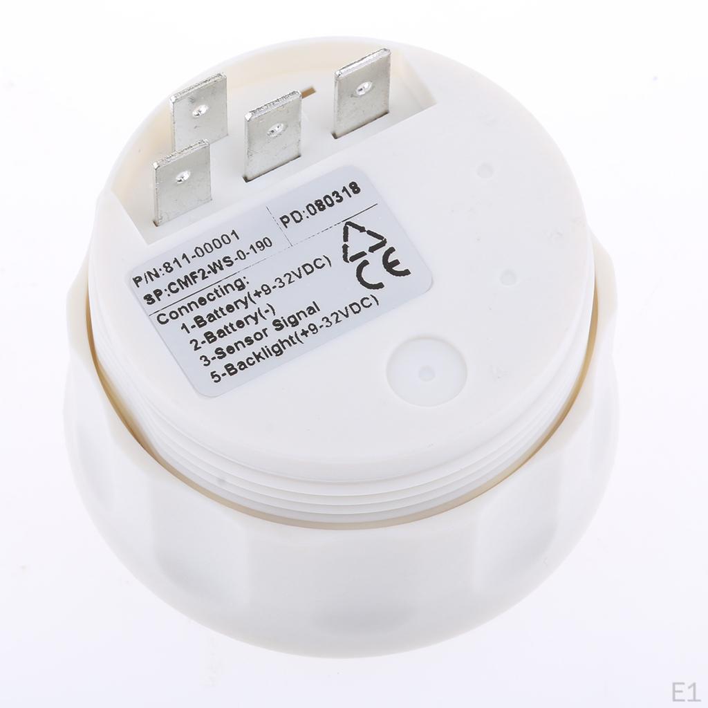 Indicatore Livello Carburante 2" per Barche e Auto