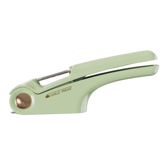 Garlic Press Machine Stainless Steel 4-In-1 Multi-Functional Kitchen Tool for Crushed Vegetables And Fruits Garlic Cutter Bottle Opener