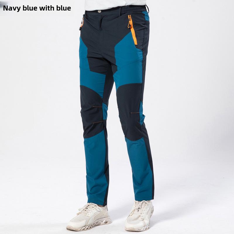 Pánské nepromokavé strečové horolezecké kalhoty – Větruodolné, Odolné proti oděru, Rychleschnoucí a Prodyšné.