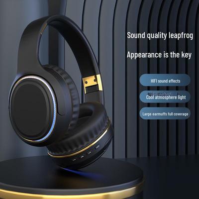 H6 Wireless Bluetooth Headset with Heavy Bass, Foldable Design, and Noise Reduction