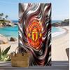 Manchester United Printed Beach Towel Quick Dry Soft TowelPortable Large Rectangular Beach Blanket for Travel Swimming Pool