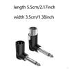 XLR 3 Pin Female Male to 1/4" 6.35mm Adapter Converter Compact Lightweight Sturdy Plug and Play for