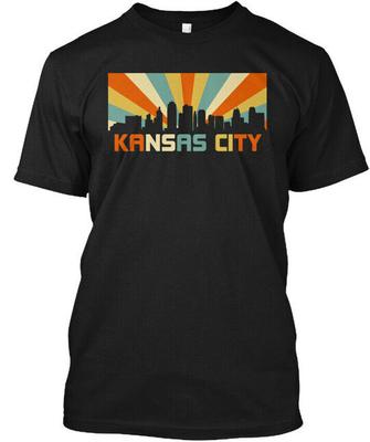Kansas City Souvenir T-Shirt Hergestellt in den USA Größe S bis 5XL Unisex T-Shirt