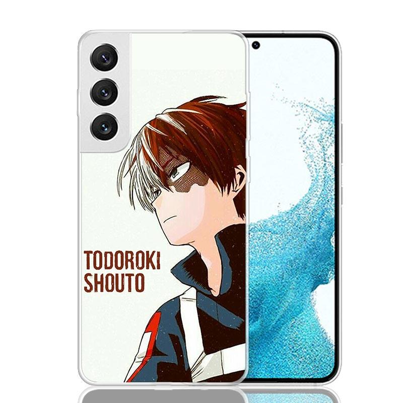 My Hero MHA Todoroki Shoto Phone Case For Samsung Galaxy S26 S25 Edge S24 S23 FE S22 Ultra S21 Plus S20 + Fundas Cover Coque Gal