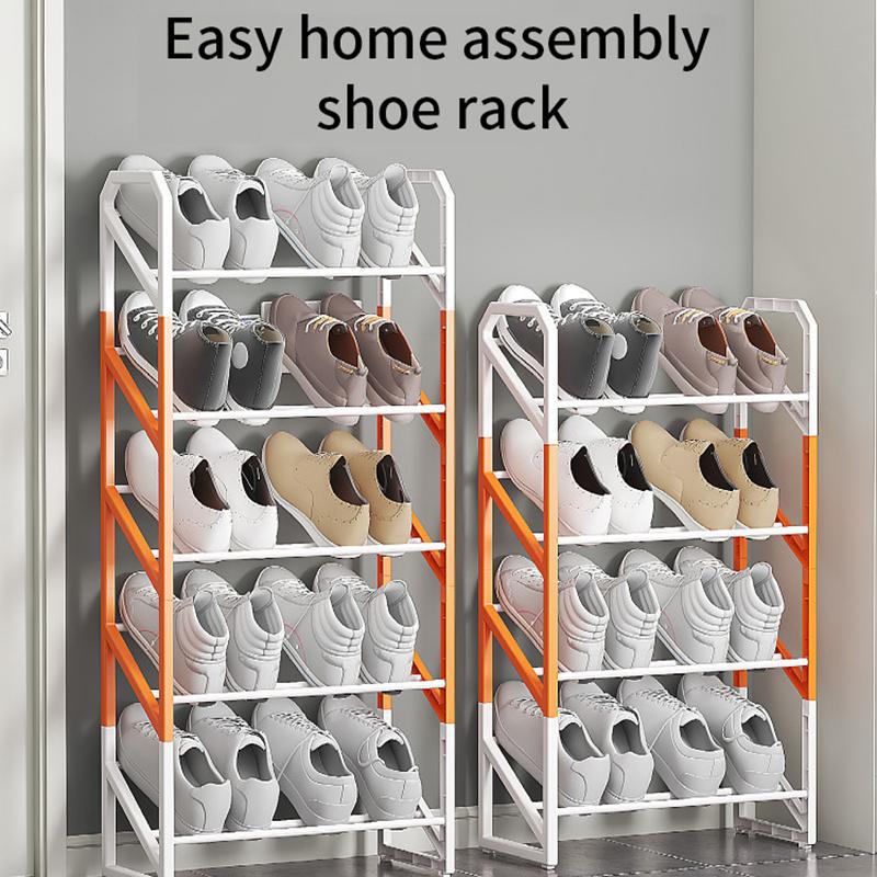 Slash Shoe Rack For Home Use Sturdy Entrance Multi-Layer Dormitory Simple Dust-Proof Shoe Cabinet Storage Rack For Dormitories