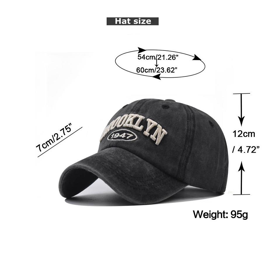 High Embroidery Snapback Hat for Men Vintage Black Green Washed Baseball Caps for Women