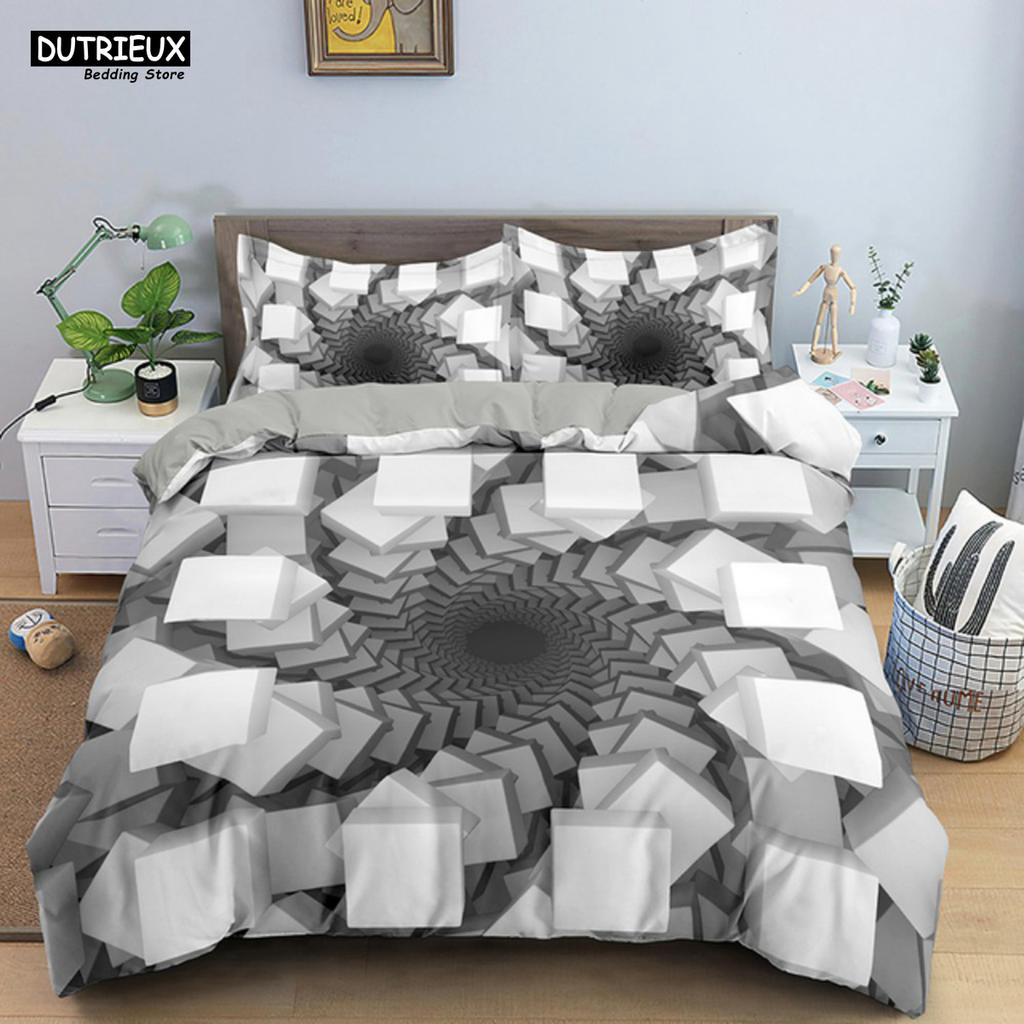 Psychedelic Digital Printing Bedding Set 3D Duvet Cover Set Microfiber Adults Women Single Queen King Twin Full Size Duvet Cover