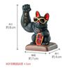 Feng Shui Welcoming Muscle Inviting Temporary Feng Shui Item Small Present [AiO JAPAN] Ornament, Dog, Bulldog, Bulldog, Wealth, Wealth, Gold, (Gold),
