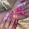 Thick and Hard Artificial Fingernails Square and Long Manicure False Nails with Glue Stickers  Press on Nails