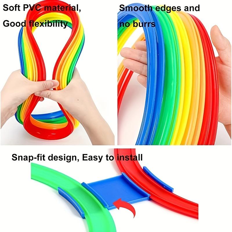 5-20pcs Super Fun Jumping Circle Indoor/Outdoor Game Circular Design Children Balan Agility Training Ground Entertainment Toy