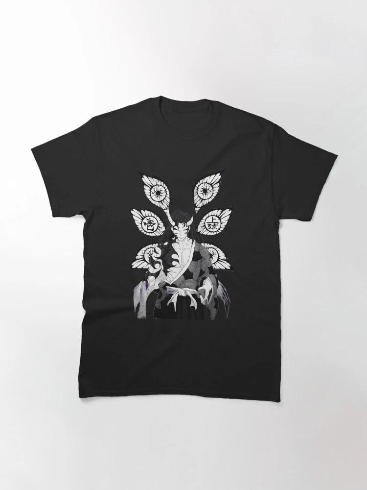 Anime Demon Eyes Kokushibo Hot Demon Slayer Basic T Shirt S