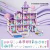 Cross-Border Princess Castle Dollhouse for Girls, Pretend Play Toy, Birthday Gift for Ages 3 and Up