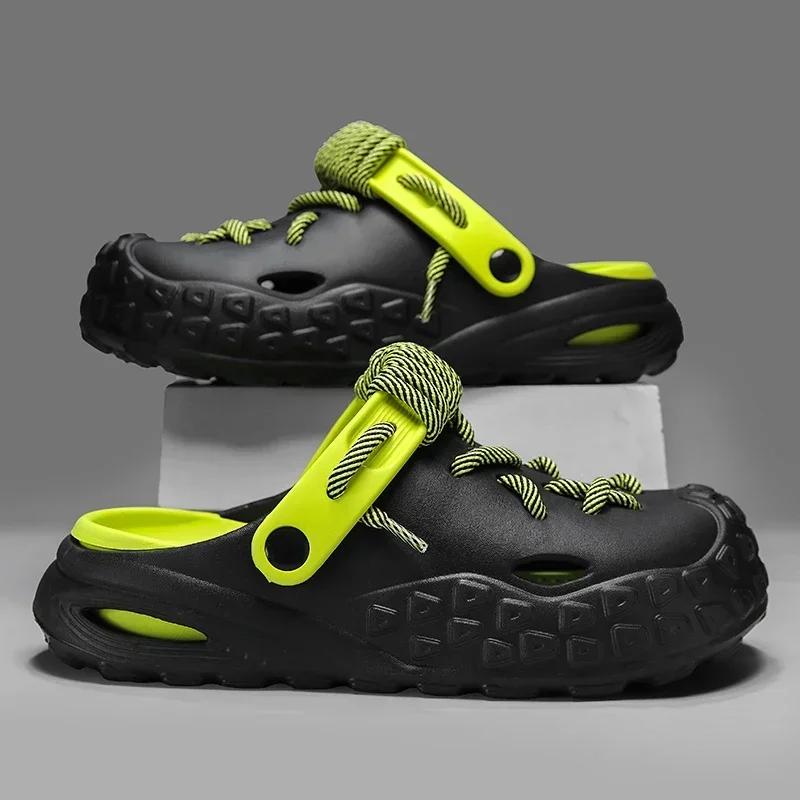 

2025 Лето Новая Мода Пещерные Садовые Туфли Удобная Мягкая Подошва Уличные Домашние Мужские и Женские Пляжные Тренд Шлепанцы cro-s 36-37