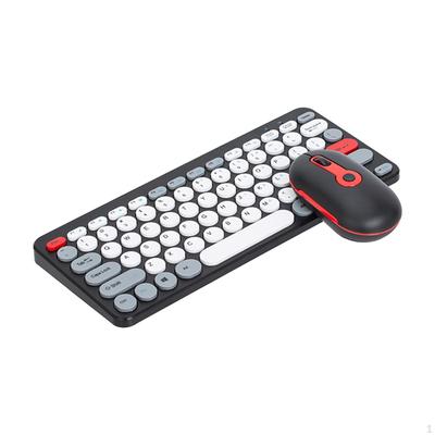 Mini Wireless Keyboard and Mouse Set Quiet Click for Laptop PC Computer