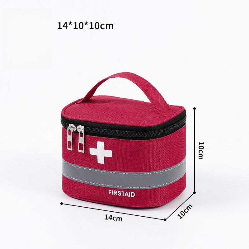 

Portable First Aid Kit Medical Bag for Women Men Emergency Health Storage Organizer for Outdoor Travel Home S красный