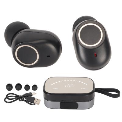 Căști Bluetooth Stereo IPX7 Rezistente la Apă Bass Puternic Căști Wireless cu Afișaj Digital Oglindă