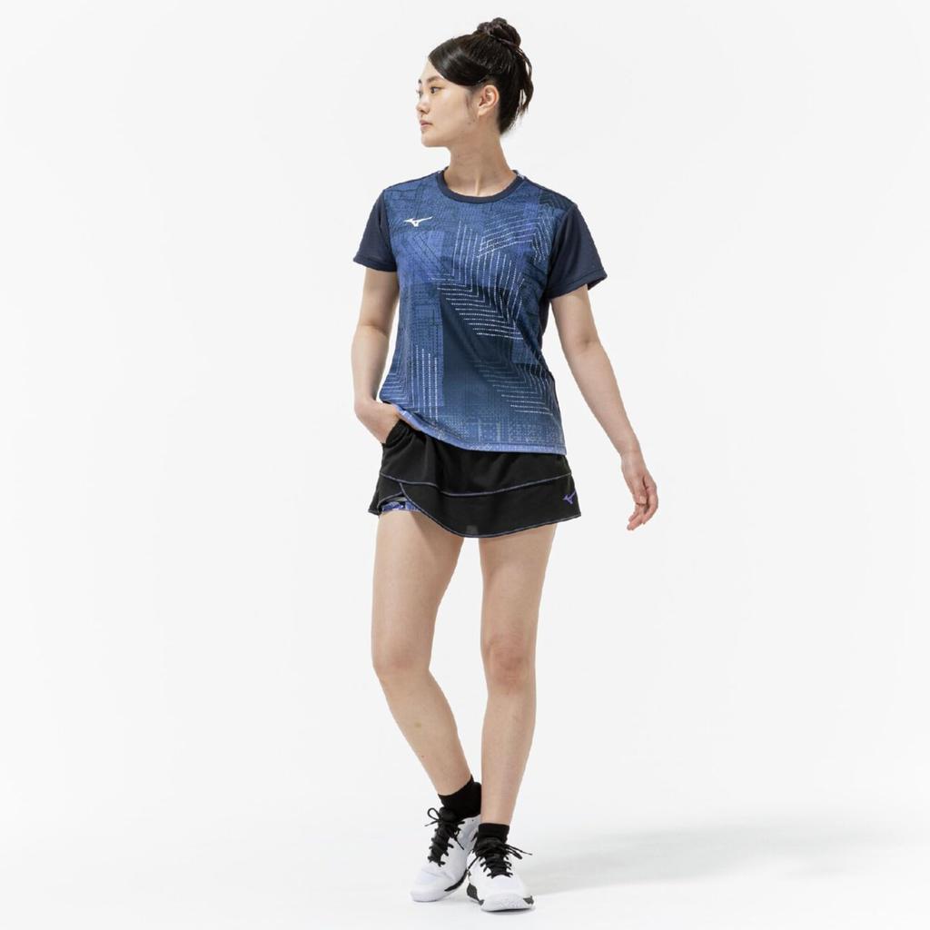 Tennis Size Medium Women's Skirt, Moisture-Wicking, Quick-Drying, 62JBC710, Black,