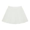 New MLB Preppy Style Collection Los Angeles Dodgers SS24 Casual Short Skirts Women's Cream 3FSKV0143-07CRS
