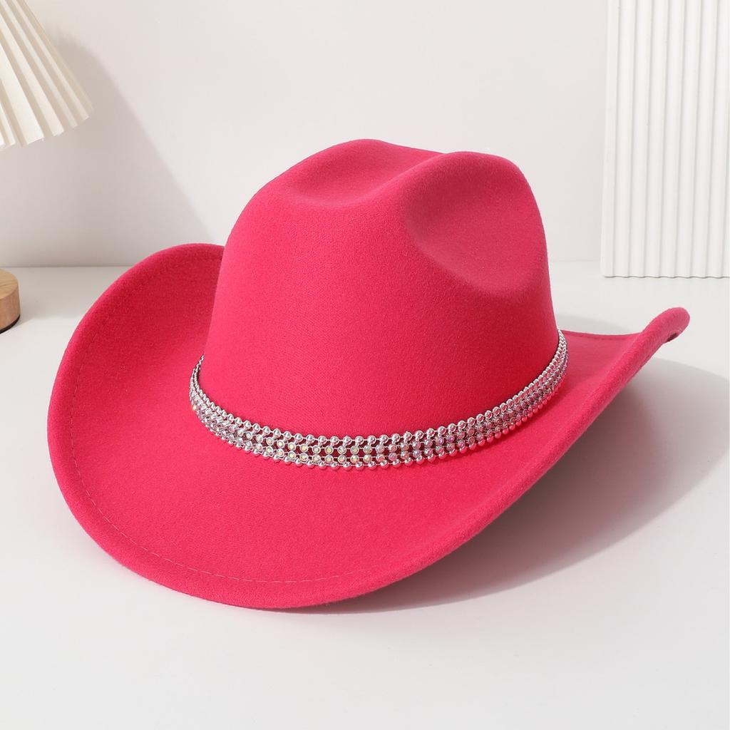 Western Cowboy Top Hat Horse Riding Travel Leisure Top Hat Party Jazz Hat Felt Hat