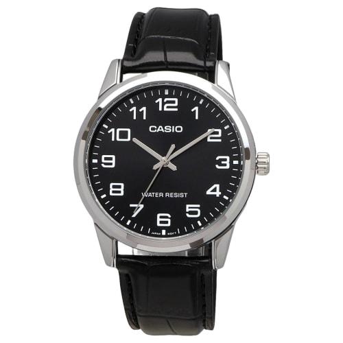 Casio CASIO Analog Quartz Men's Watch MTP-V001L-1B Simple Package Without Presentation Box Silver X Black Overseas Model