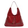 Retro Bag Women's Large-capacity New Summer Versatile Shoulder Shopping Bag Rivet Commuter Tote Bag