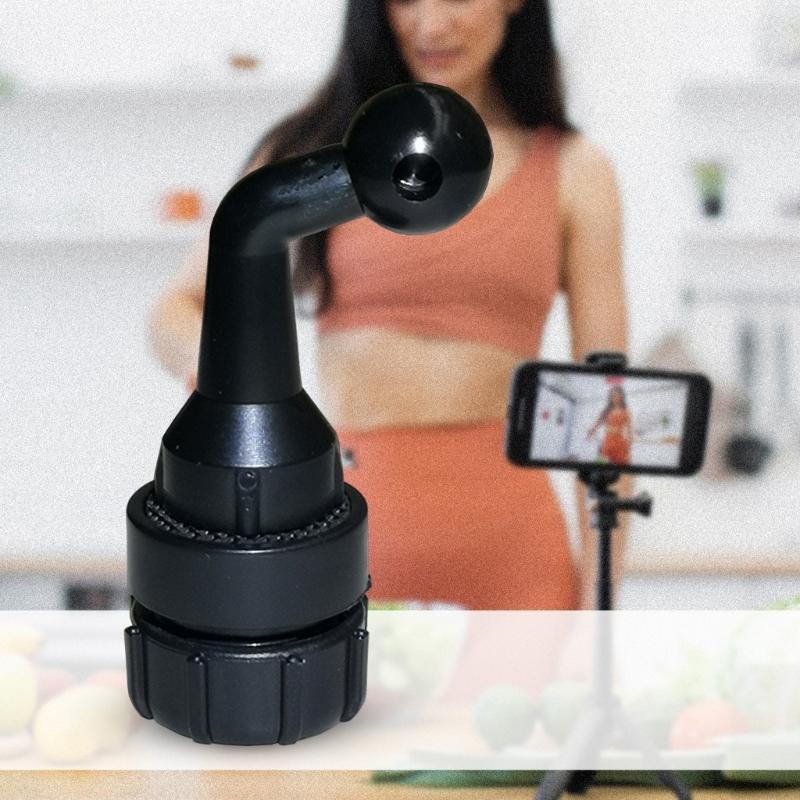 Flexible 17mm Ball Joint Extension Rod 17mm Ball Head Converter Plastic for Camera Tripods Phone Holders Tablet Stands