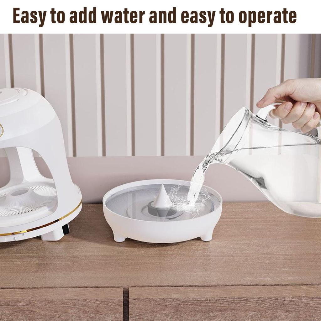 Anti Gravity Water Droplet Countercurrent Retard Pressure Anxiety 700ml Humidifier