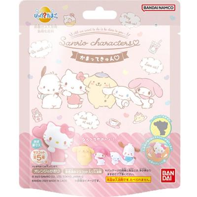 Bandai Surprise Egg Series Sanrio Charaktere nebeneinander, 1 Stück, beliebtes koreanisches Spielzeug