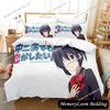 Love, Chunibyo & Other Delusions Cartoon Poster Sheets Quilt Covers Bedding Dormitory Sheets Bedding Set Soft Warm Bedding Set