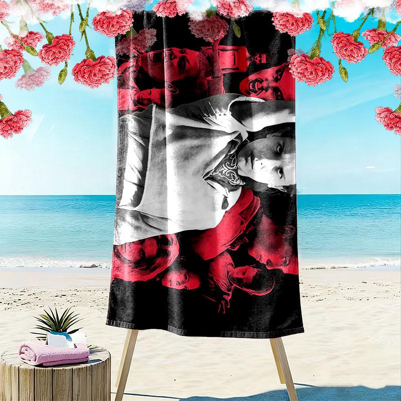 11 Print Beach Towel, Large Soft Quick Dry Towel for Beach Camping Swimming