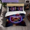 West Ham United Calcio Set Biancheria da Letto 3 Pezzi Morbido Set Copripiumino con Federe Set Decorazione Camera da Letto per la Casa