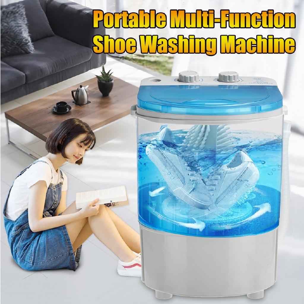 5kg Shoes Washing Machine Single Tube Washer & Dryer Machine for Shoes Clothes Dual-use Shoes Cleaner Single Mini