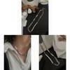 Collier à chaîne perles d'inspiration vintage style géométrique fait main pour homme et femme