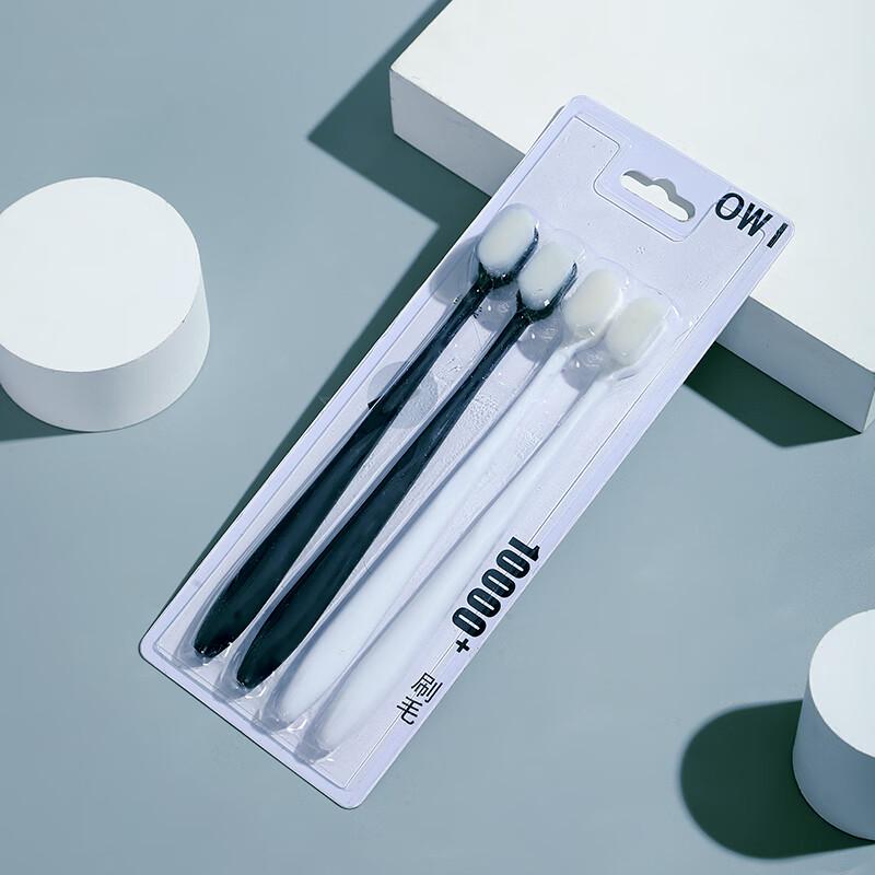 OWI 10,000 Bristle Ultra-Soft Toothbrush 4-Pack
