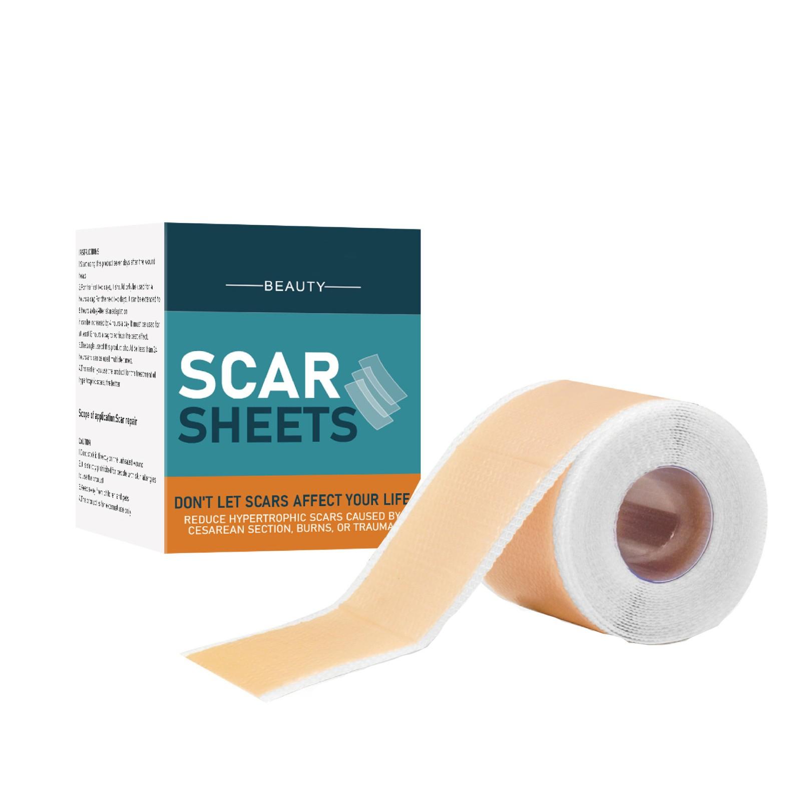 

Silicone Self-adhesive Scar Patch Care Fade Scar Scar Patch 1.5 Meters One Size белый