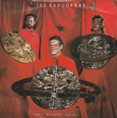 7inch Record EXPLORERS - Two Worlds Apart VS757 Virgin 1985 UK Dance & Electronica Used