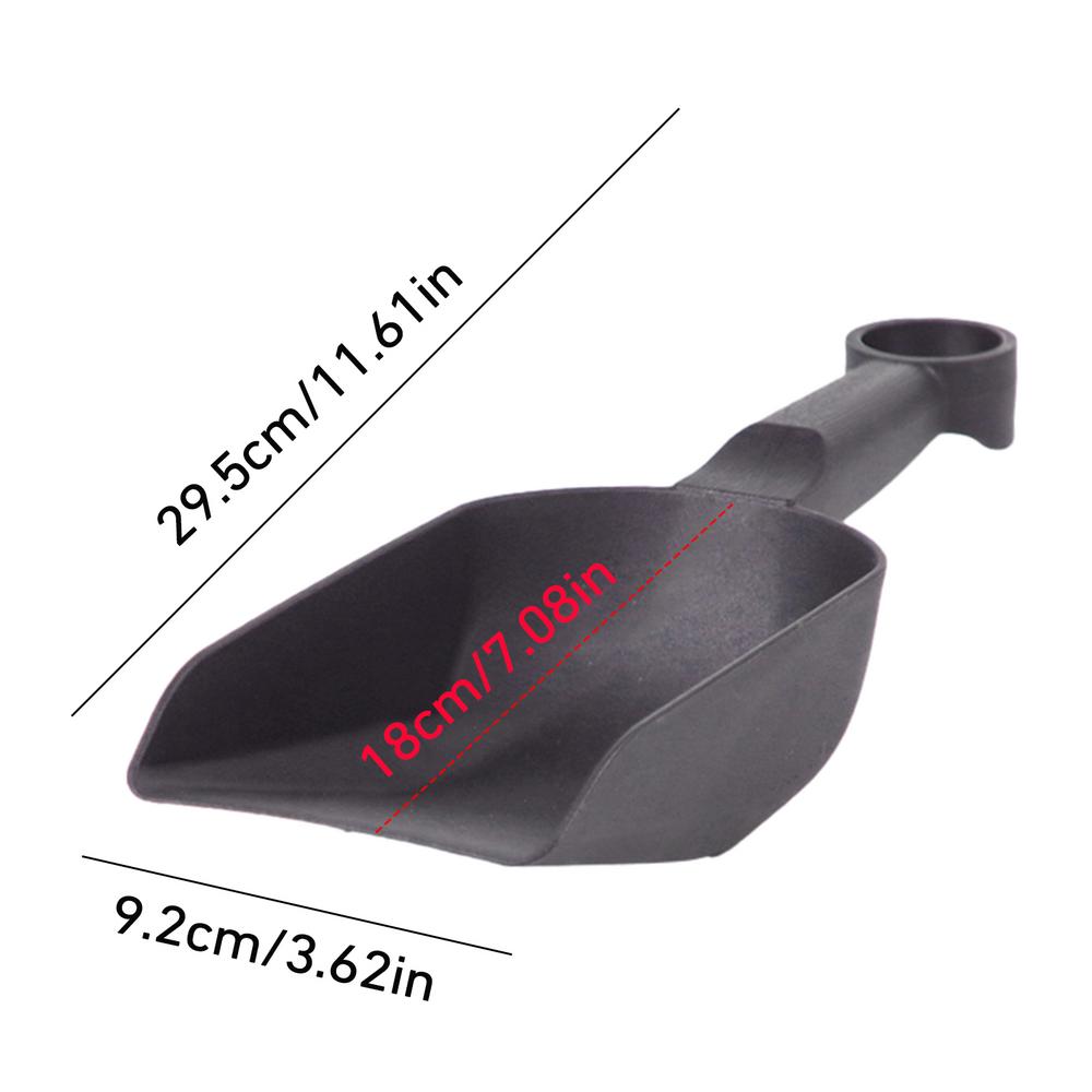 Multifunctional Soil Scoop Thickened Ergonomic Food Scooper Shovel Home Gardening Tools Lightweight for Transplanting Planting