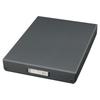 LIHIT LAB Desk Tray Tool Box Document Storage A3 Black A718
