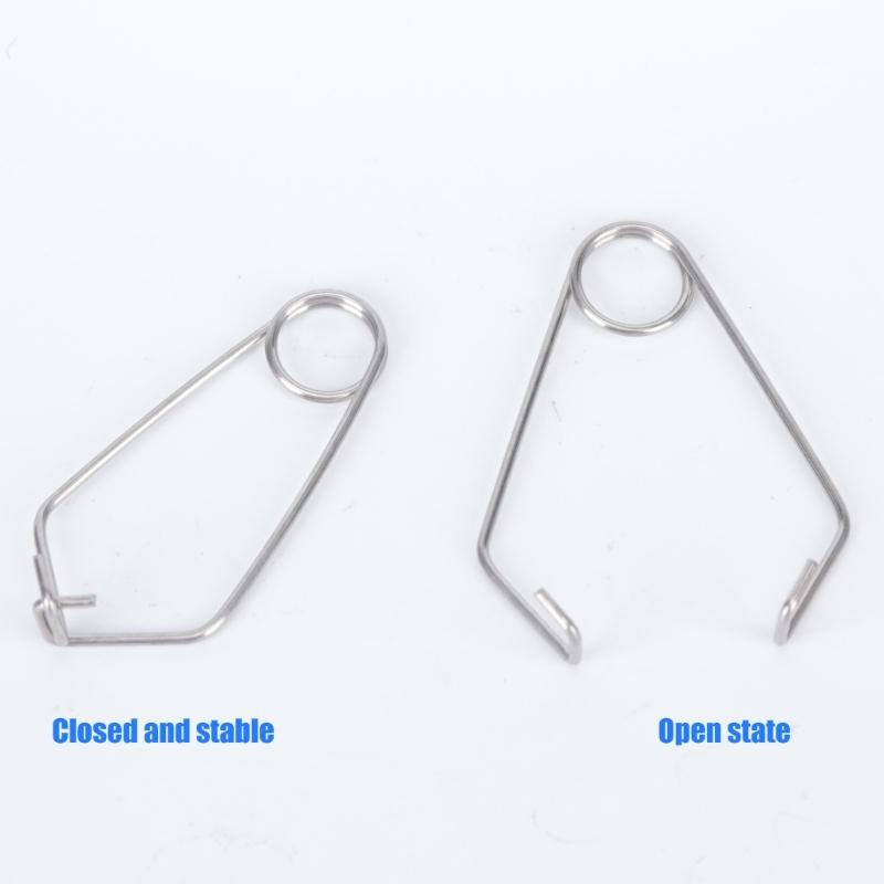Drahtbiege-Seilmantelhalter, Metallclip mit geformten Anschlüssen zur Anordnung von Kletterausrüstung und Platzierung von Zubehör