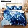 3D Abstract King Queen Duvet Cover Solid Geometry Bedding Set Rotate Three-dimensional Space 2/3pcs Polyester Soft Quilt Cover