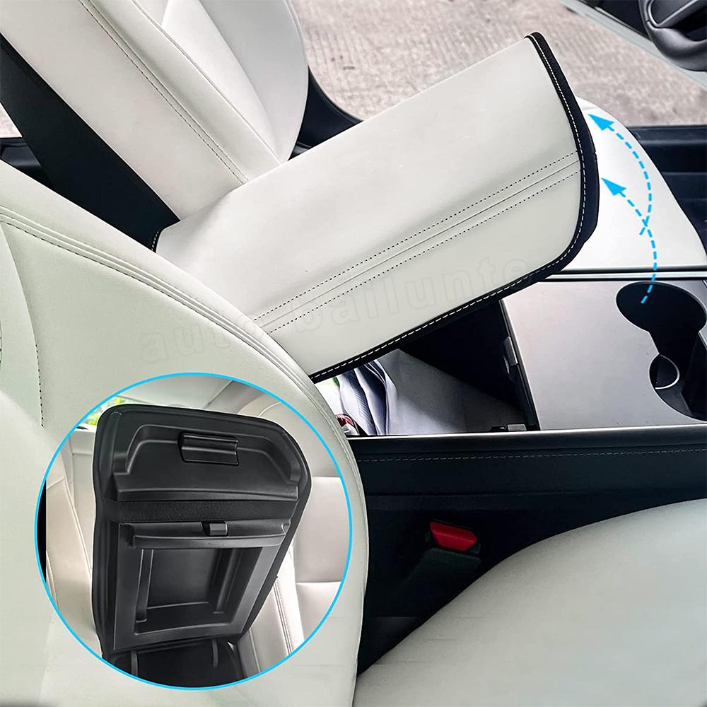 For Tesla Model 3 Model Y 2023 2022 -2017 Car Armrest Box Cover Central Control Armrest Decoration Interior Car