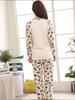 Long-sleeved Pajamas Trousers Large Size Cute Cartoon Pajamas Home Service Suit