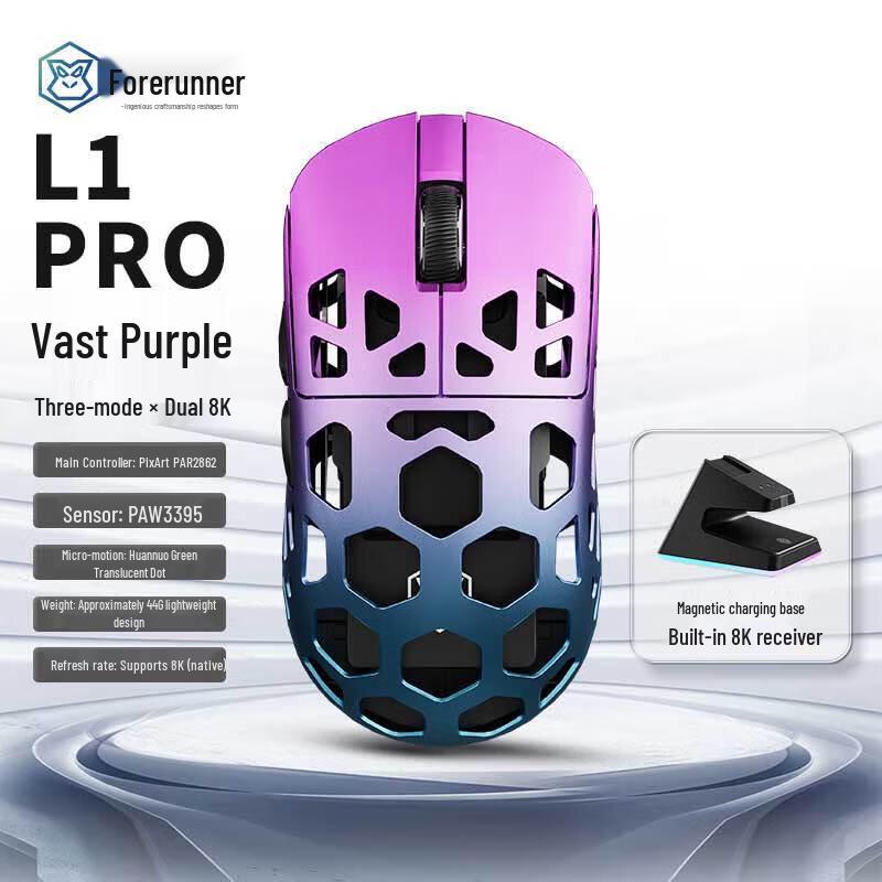

Forerunner L1Pro Magnesium Alloy Lightweight Tri-Mode 8K Gaming Mouse
