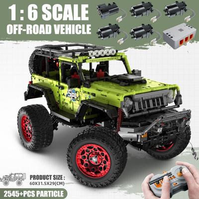Technical MOC 2545pcs City Climbing Off-road Car Building Blocks DIY Remote Control Monster Truck Bricks Toys For Children Gifts